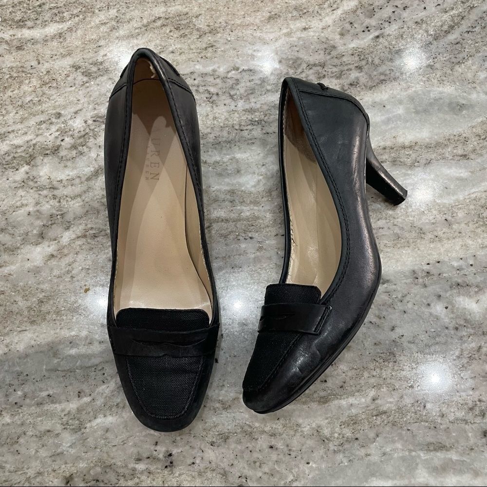 Lauren ralph lauren black heels size 8